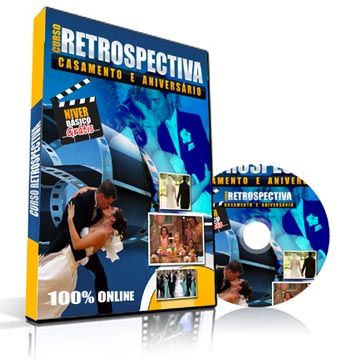Curso de Retrospectiva Animada de Casamento e Aniversario